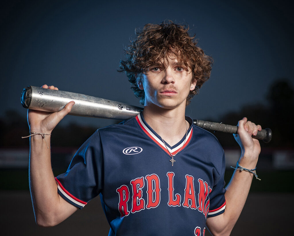 senior portraits photographer central pa camp hill high school senior baseball portrait